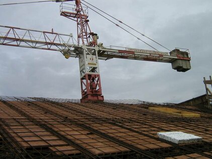 Cantiere: costruzione condominio a Udine