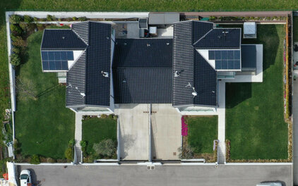 Villa bifamiliare realizzata a Moruzzo dall'Impresa Michelutti