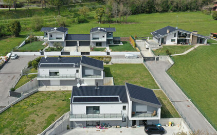 Villa bifamiliare realizzata a Moruzzo dall'Impresa Michelutti